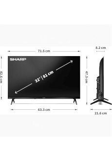 SHARP 32HE2345E | 32 Zoll HD SMART TV | HDR10