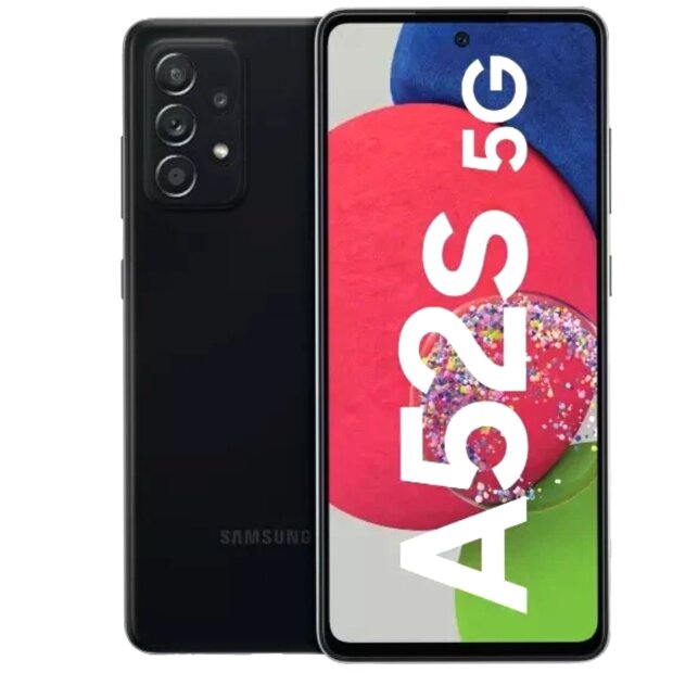 Samsung Galaxy A52 128GB Schwarz  Dual-Sim Ohne Simlock SM-A525F
